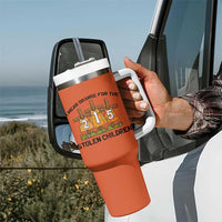 Orange Shirt Day Tumbler With Handle I Wear Orange For The 215 Stolen Children - Wonder Print Shop
