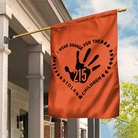 Orange Shirt Day Garden Flag I Wear Orange For The Stolen Children 215 Memorial Tribute - Wonder Print Shop