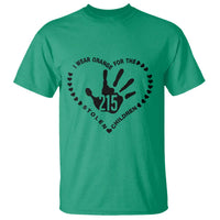 Orange Shirt Day T Shirt I Wear Orange For The Stolen Children 215 Memorial Tribute - Wonder Print Shop