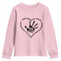 Orange Shirt Day Youth Sweatshirt I Wear Orange For The Stolen Children 215 Memorial Tribute - Wonder Print Shop