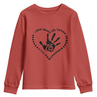 Orange Shirt Day Youth Sweatshirt I Wear Orange For The Stolen Children 215 Memorial Tribute - Wonder Print Shop
