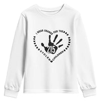 Orange Shirt Day Youth Sweatshirt I Wear Orange For The Stolen Children 215 Memorial Tribute - Wonder Print Shop