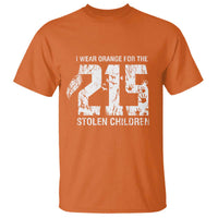I Wear Orange For The 215 Stolen Children T Shirt Orange Shirt Day 215 Memorial Awareness - Wonder Print Shop