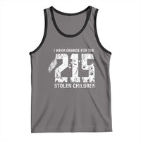 I Wear Orange For The 215 Stolen Children Tank Top Orange Shirt Day 215 Memorial Awareness - Wonder Print Shop