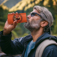 I Wear Orange For The 215 Stolen Children 4 in 1 Can Cooler Tumbler Indigenous Girl Orange Shirt Day - Wonder Print Shop