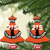 Orange Shirt Day 215 Memorial Christmas Ceramic Ornament I Wear Orange For Stolen Children Indigenous Tribute - Wonder Print Shop