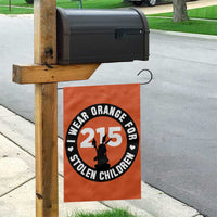 Orange Shirt Day 215 Memorial Garden Flag I Wear Orange For Stolen Children Indigenous Tribute - Wonder Print Shop