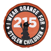 Orange Shirt Day 215 Memorial Spare Tire Cover I Wear Orange For Stolen Children Indigenous Tribute - Wonder Print Shop