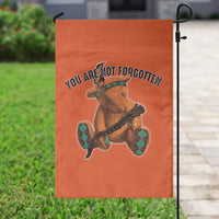 Orange Shirt Day Memorial Bear Garden Flag You Are Not Forgotten Stolen Children Tribute - Wonder Print Shop