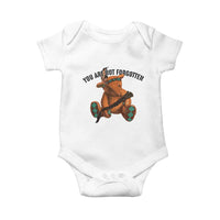 Orange Shirt Day Memorial Bear Baby Onesie You Are Not Forgotten Stolen Children Tribute - Wonder Print Shop