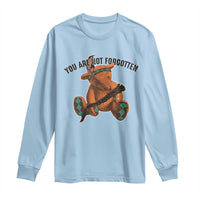 Orange Shirt Day Memorial Bear Long Sleeve Shirt You Are Not Forgotten Stolen Children Tribute - Wonder Print Shop