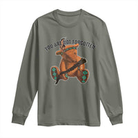 Orange Shirt Day Memorial Bear Long Sleeve Shirt You Are Not Forgotten Stolen Children Tribute - Wonder Print Shop