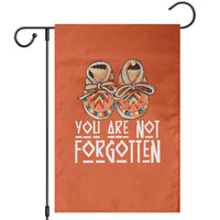 Orange Shirt Day Memorial Moccasins Garden Flag You Are Not Forgotten Indigenous Remembrance for Stolen Children - Wonder Print Shop