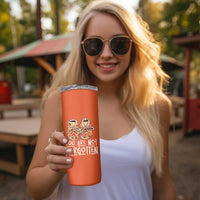 Orange Shirt Day Memorial Moccasins Skinny Tumbler You Are Not Forgotten Indigenous Remembrance for Stolen Children - Wonder Print Shop