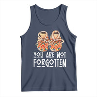 Orange Shirt Day Memorial Moccasins Tank Top You Are Not Forgotten Indigenous Remembrance for Stolen Children - Wonder Print Shop