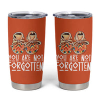 Orange Shirt Day Memorial Moccasins Tumbler Cup You Are Not Forgotten Indigenous Remembrance for Stolen Children - Wonder Print Shop