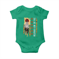 Orange Shirt Day Feather Flag Baby Onesie You Are Not Forgotten Indigenous Tribute - Wonder Print Shop