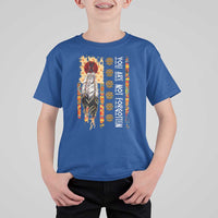 Orange Shirt Day Feather Flag T Shirt For Kid You Are Not Forgotten Indigenous Tribute - Wonder Print Shop