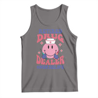 Funny Retired Drug Dealer Tank Top Retro Nurse Life Retirement Gift for Healthcare Workers - Wonder Print Shop