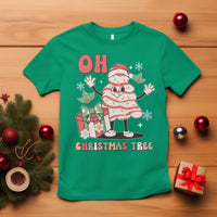 Oh Christmas Tree Retro Groovy T Shirt - Wonder Print Shop