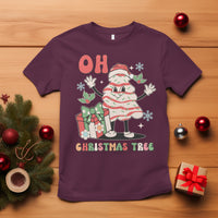 Oh Christmas Tree Retro Groovy T Shirt - Wonder Print Shop