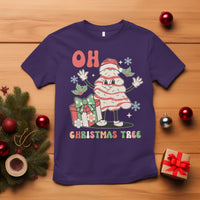 Oh Christmas Tree Retro Groovy T Shirt - Wonder Print Shop