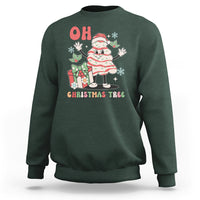 Oh Christmas Tree Retro Groovy Sweatshirt - Wonder Print Shop