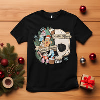 Skull Christmas T Shirt Sorta Scary Sorta Merry - Wonder Print Shop