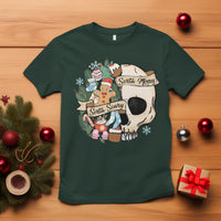 Skull Christmas T Shirt Sorta Scary Sorta Merry - Wonder Print Shop