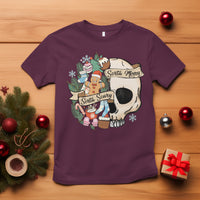 Skull Christmas T Shirt Sorta Scary Sorta Merry - Wonder Print Shop