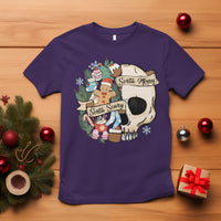 Skull Christmas T Shirt Sorta Scary Sorta Merry - Wonder Print Shop
