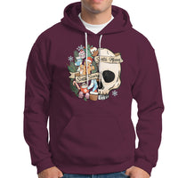 Skull Christmas Hoodie Sorta Scary Sorta Merry - Wonder Print Shop