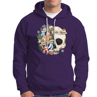 Skull Christmas Hoodie Sorta Scary Sorta Merry - Wonder Print Shop