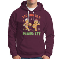 Nurse Christmas Hoodie Did You Try Icing It Funny Saying - Wonder Print Shop