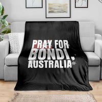 Pray for Bondi Australia Throw Blanket Memorial Unity and Support Tribute - Wonder Print Shop