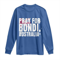 Pray for Bondi Australia Long Sleeve Shirt Memorial Unity and Support Tribute - Wonder Print Shop