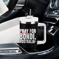 Pray for Bondi Australia Tumbler With Handle Memorial Unity and Support Tribute - Wonder Print Shop