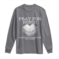 Pray for Bondi Australia Long Sleeve Shirt Hanukkah Memorial December 14 Tribute Support - Wonder Print Shop