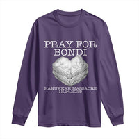Pray for Bondi Australia Long Sleeve Shirt Hanukkah Memorial December 14 Tribute Support - Wonder Print Shop