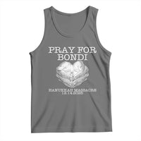 Pray for Bondi Australia Tank Top Hanukkah Memorial December 14 Tribute Support - Wonder Print Shop