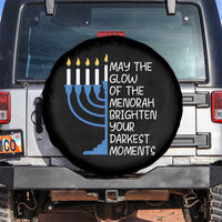 Jewish Faith and Pray Spare Tire Cover May The Glow Of The Menorah Brighten Your Darkest Moments - Wonder Print Shop