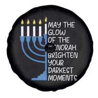 Jewish Faith and Pray Spare Tire Cover May The Glow Of The Menorah Brighten Your Darkest Moments - Wonder Print Shop