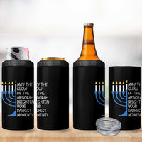 Jewish Faith and Pray 4 in 1 Can Cooler Tumbler May The Glow Of The Menorah Brighten Your Darkest Moments - Wonder Print Shop