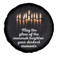 Jewish Faith and Pray Lights Spare Tire Cover May The Glow Of The Menorah Brighten Your Darkest Moments - Wonder Print Shop