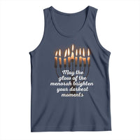 Jewish Faith and Pray Lights Tank Top May The Glow Of The Menorah Brighten Your Darkest Moments - Wonder Print Shop