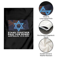 Jewish Strong Stand Together Garden Flag Pray for Bondi Australia Hanukkah Dec 14 2025 Remembrance - Wonder Print Shop