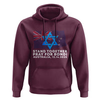 Jewish Strong Stand Together Hoodie Pray for Bondi Australia Hanukkah Dec 14 2025 Remembrance - Wonder Print Shop