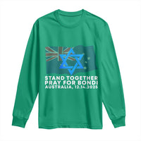 Jewish Strong Stand Together Long Sleeve Shirt Pray for Bondi Australia Hanukkah Dec 14 2025 Remembrance - Wonder Print Shop