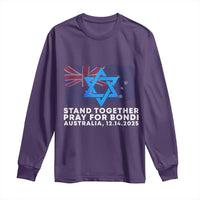 Jewish Strong Stand Together Long Sleeve Shirt Pray for Bondi Australia Hanukkah Dec 14 2025 Remembrance - Wonder Print Shop