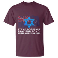 Jewish Strong Stand Together T Shirt Pray for Bondi Australia Hanukkah Dec 14 2025 Remembrance - Wonder Print Shop